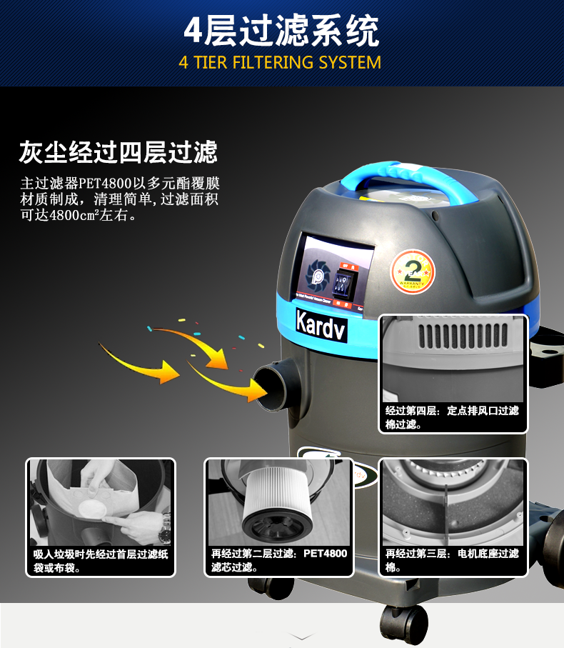 凯德威吸尘器DL-1032主图